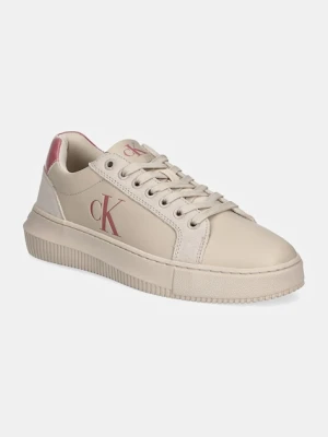 Calvin Klein Jeans sneakersy skórzane CHUNKY CUPSOLE LTH MG LTH