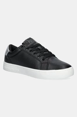 Calvin Klein Jeans sneakersy skórzane CLASSIC CUPSOLE LOW OHB kolor czarny YW0YW01799