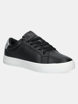Calvin Klein Jeans sneakersy skórzane CLASSIC CUPSOLE LOW OHB kolor czarny YW0YW01799