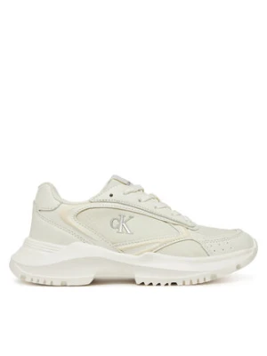 Calvin Klein Jeans Sneakersy V3A9-82030-1695530 Écru