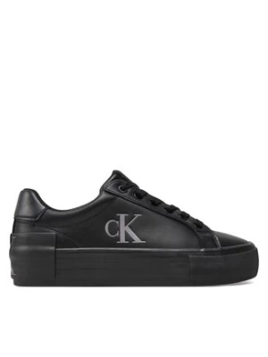 Calvin Klein Jeans Sneakersy Vulc Flatform YW0YW01613 Czarny