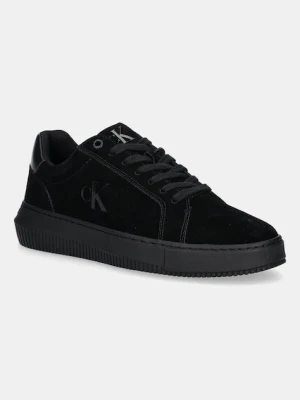 Calvin Klein Jeans sneakersy zamszowe CHUNKY CUPSOLE SU męskie kolor czarny YM0YM01299