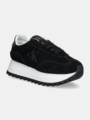 Calvin Klein Jeans sneakersy zamszowe RUNNER LACEUP ML SUEDE kolor czarny YW0YW01574