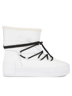 Calvin Klein Jeans Śniegowce Bold Vulc Flatf Snow Boot Wn YW0YW01181 Biały