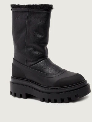 Calvin Klein Jeans Śniegowce CHELSEA | skóra | shearling