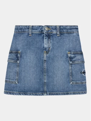 Calvin Klein Jeans Spódnica jeansowa Authentic IG0IG02385 Niebieski Regular Fit
