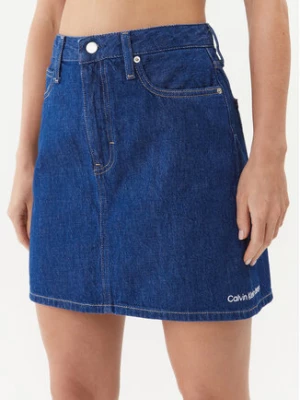 Calvin Klein Jeans Spódnica jeansowa J20J220243 Niebieski Regular Fit