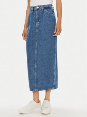 Calvin Klein Jeans Spódnica jeansowa J20J223680 Niebieski Regular Fit