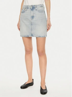 Calvin Klein Jeans Spódnica jeansowa J20J224534 Niebieski Regular Fit