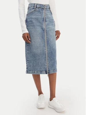 Calvin Klein Jeans Spódnica jeansowa LV047E710G Niebieski Regular Fit