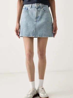 Calvin Klein Jeans spódnica jeansowa niebieski
