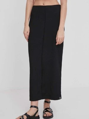 Calvin Klein Jeans spódnica kolor czarny maxi ołówkowa J20J223144