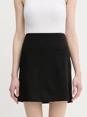Calvin Klein Jeans spódnica kolor czarny mini ołówkowa LV044C424G