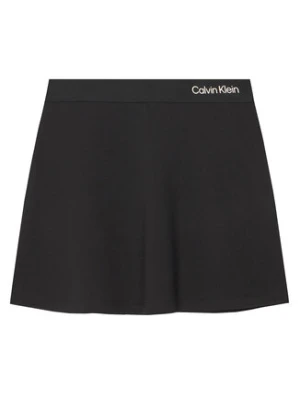 Calvin Klein Jeans Spódnica Logo Tape IG0IG02784 D Czarny Regular Fit