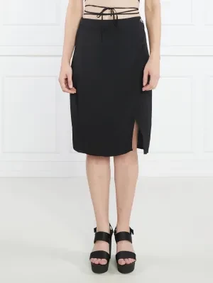 Calvin Klein Jeans Spódnica TIE DETAI