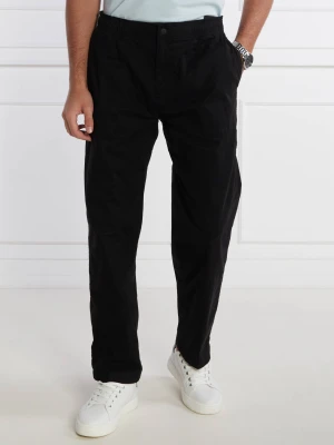 Calvin Klein Jeans Spodnie BADGE TRIM WOVEN PANT | Regular Fit
