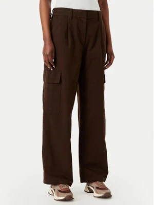 Calvin Klein Jeans Spodnie cargo LV047F623G Brązowy ciemny Relaxed Fit