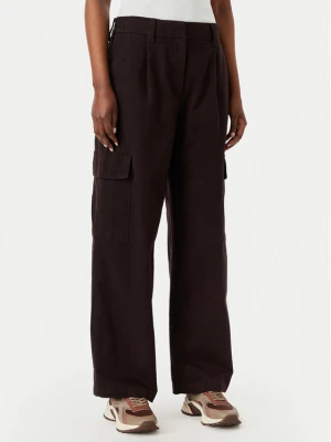 Calvin Klein Jeans Spodnie cargo LV047F623G Brązowy ciemny Relaxed Fit