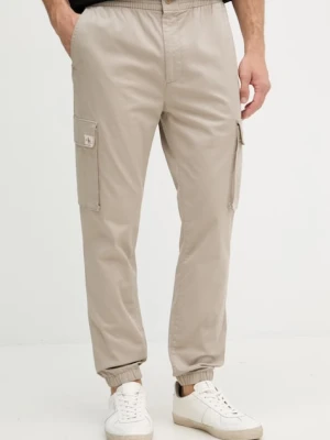 Calvin Klein Jeans spodnie cargo męskie bawełniane z elastanem