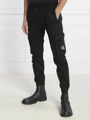 CALVIN KLEIN JEANS Spodnie cargo | Skinny fit