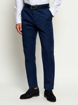 Calvin Klein Jeans Spodnie chino | Slim Fit granatowy