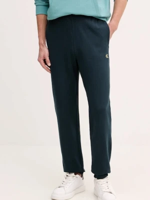Calvin Klein Jeans spodnie dresowe bawełniane męskie kolor czarny gładkie LV04RD241G