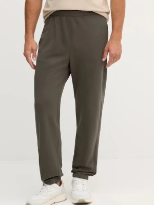 Calvin Klein Jeans spodnie dresowe bawełniane męskie kolor szary gładkie LV04RD241G