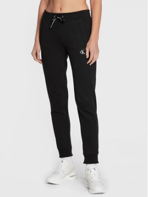 Calvin Klein Jeans Spodnie dresowe Blend Fleece J20J212872 Czarny Regular Fit