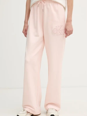 Calvin Klein Jeans spodnie dresowe damskie bawełniane