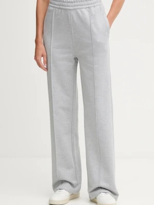 Calvin Klein Jeans spodnie dresowe damskie kolor szary melanżowe LV047B240G
