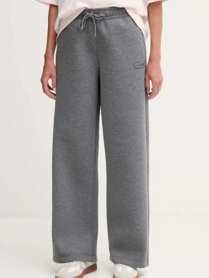 Calvin Klein Jeans spodnie dresowe damskie kolor szary melanżowe LV144D226G