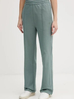 Calvin Klein Jeans spodnie dresowe damskie kolor turkusowy melanżowe LV047B240G