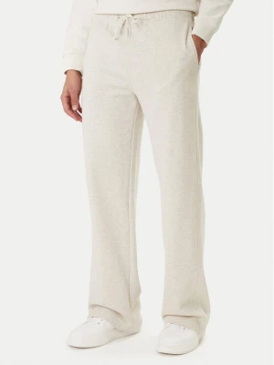 Calvin Klein Jeans Spodnie dresowe Embossed Monologo LV047F206G Beżowy Wide Leg