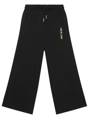 Calvin Klein Jeans Spodnie dresowe Glitter Aw IG0IG03097 Czarny Wide Leg