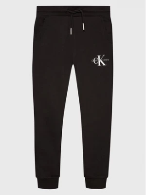 Calvin Klein Jeans Spodnie dresowe IU0IU00285 Czarny Relaxed Fit