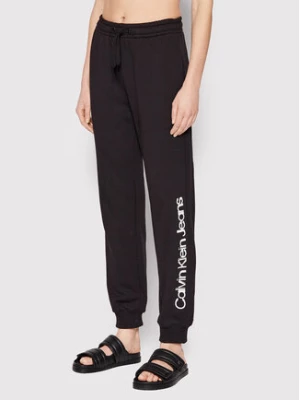 Calvin Klein Jeans Spodnie dresowe J20J218703 Czarny Regular Fit
