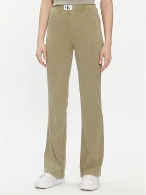 Calvin Klein Jeans Spodnie dresowe J20J223126 Zielony Regular Fit