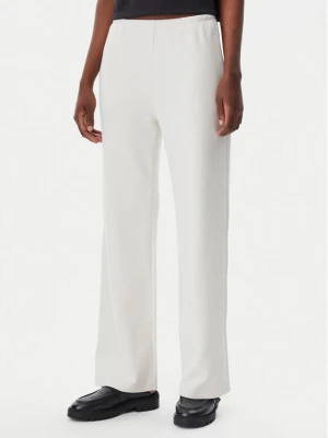 Calvin Klein Jeans Spodnie dresowe J20J225537 Écru Straight Fit Kremowy