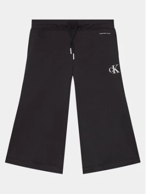 Calvin Klein Jeans Spodnie dresowe Logo IG0IG02449 Czarny Relaxed Fit