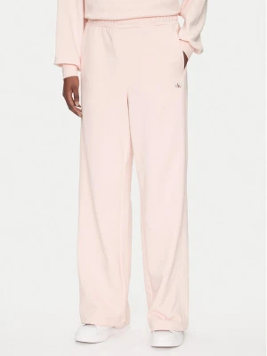 Calvin Klein Jeans Spodnie dresowe LV047C249G Różowy Regular Fit