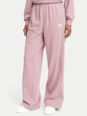 Calvin Klein Jeans Spodnie dresowe LV047H224G Różowy ciemny Regular Fit
