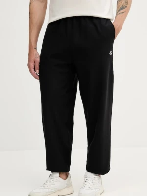 Calvin Klein Jeans spodnie dresowe męskie kolor czarny gładkie LV04RC279G