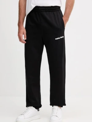 Calvin Klein Jeans spodnie dresowe męskie kolor czarny z nadrukiem LV04RC294G