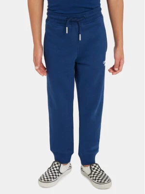 Calvin Klein Jeans Spodnie dresowe Stack Logo IB0IB01282 Granatowy Regular Fit