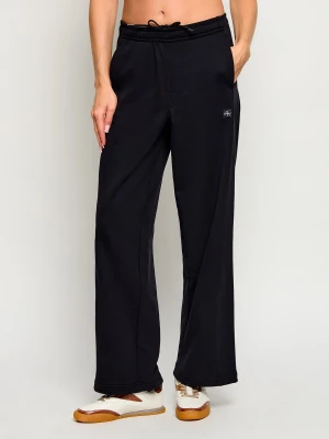 Calvin Klein Jeans Spodnie dresowe Terry | Loose fit czarny