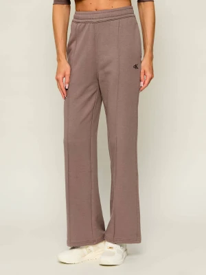 Calvin Klein Jeans Spodnie dresowe Terry | Regular Fit brązowy