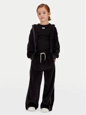 Calvin Klein Jeans Spodnie dresowe Velvet IG0IG03057 Czarny Regular Fit