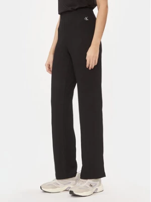 Calvin Klein Jeans Spodnie dzianinowe J20J222685 Czarny Straight Fit