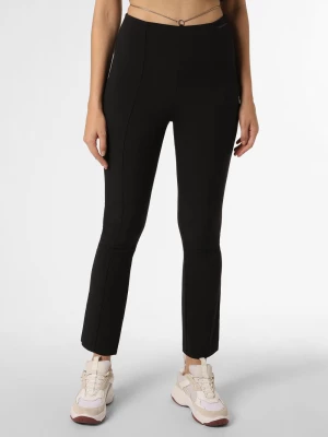 Calvin Klein Jeans Spodnie Kobiety Sztuczne włókno czarny jednolity,