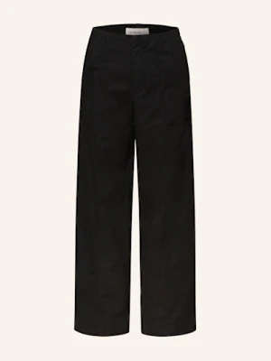 Calvin Klein Jeans Spodnie Marlena Z Dodatkiem Lnu schwarz